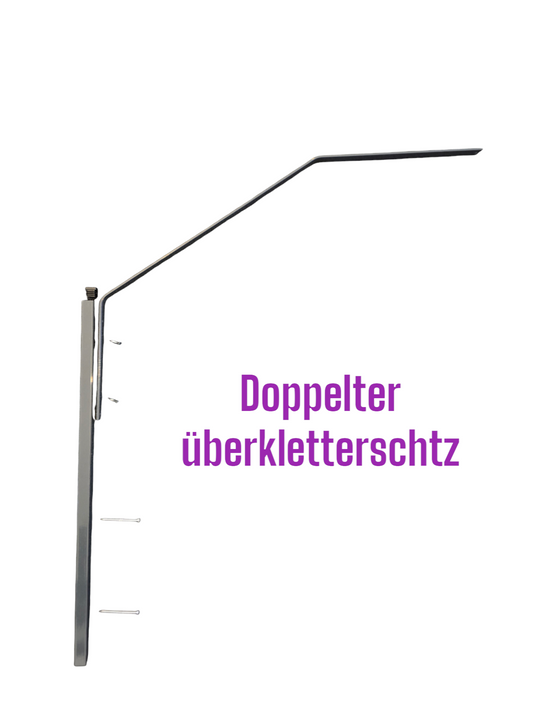 Doppelter Überkletterschutz mit Verlängerung
